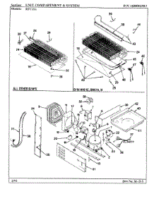 06 - Unit Compartment & System parts for Maytag Refrigerator RTC15A / BH01A from AppliancePartsPros.com