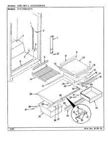 06 - Shelves & Accessories parts for Maytag Refrigerator RTC1700AAL / CH26A from AppliancePartsPros.com