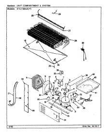 07 - Unit Compartment & System parts for Maytag Refrigerator RTC1700AAW / CH26A from AppliancePartsPros.com