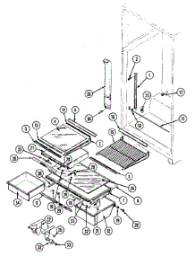 05 - Shelves & Accessories parts for Maytag Refrigerator RTC1700DAE from AppliancePartsPros.com