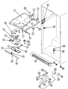 04 - Fresh Food Compartment parts for Maytag Refrigerator RTC1700DAM from AppliancePartsPros.com