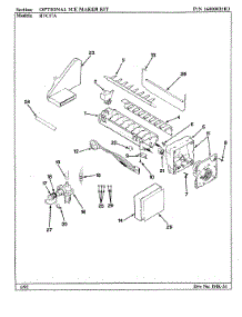 03 - Optional Ice Maker Kit parts for Maytag Refrigerator RTC17A / BH26D from AppliancePartsPros.com