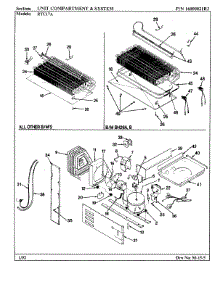 06 - Unit Compartment & System parts for Maytag Refrigerator RTC17A / BH26D from AppliancePartsPros.com