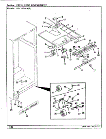 02 - Fresh Food Compartment parts for Maytag Refrigerator RTC1900AAL / CH55B from AppliancePartsPros.com