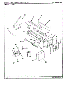 04 - Optional Ice Maker Kit parts for Maytag Refrigerator RTC19A / BH55B from AppliancePartsPros.com