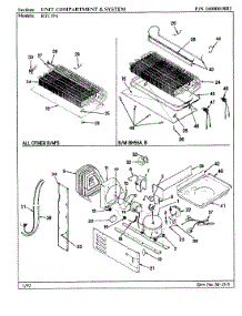 07 - Unit Compartment & System parts for Maytag Refrigerator RTC19A / BH55B from AppliancePartsPros.com