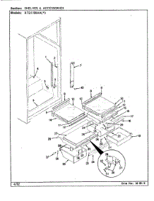 06 - Shelves & Accessories parts for Maytag Refrigerator RTD1700AAL / CH31A from AppliancePartsPros.com