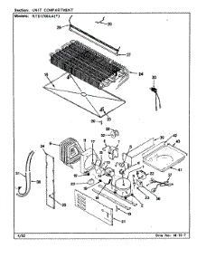 07 - Unit Compartment parts for Maytag Refrigerator RTD1700AAL / CH31B from AppliancePartsPros.com