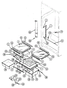 06 - Shelves & Accessories parts for Maytag Refrigerator RTD1700DAM from AppliancePartsPros.com