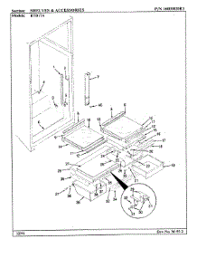 07 - Shelves & Accessories parts for Maytag Refrigerator RTD17A / AH31D from AppliancePartsPros.com