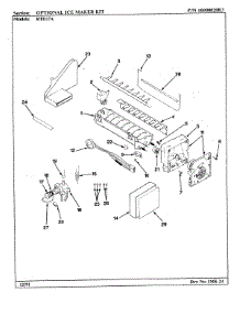 05 - Optional Ice Maker Kit parts for Maytag Refrigerator RTD17A / BH31B from AppliancePartsPros.com