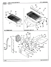 08 - Unit Compartment & System parts for Maytag Refrigerator RTD17A / AH31B from AppliancePartsPros.com