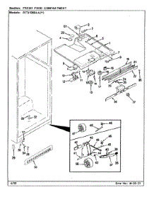 02 - Fresh Food Compartment parts for Maytag Refrigerator RTD1900AAL / CH59A from AppliancePartsPros.com