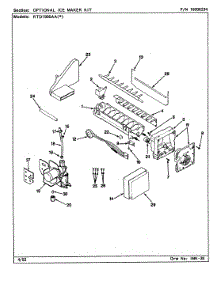 04 - Optional Ice Maker Kit parts for Maytag Refrigerator RTD1900AAL / CH59A from AppliancePartsPros.com
