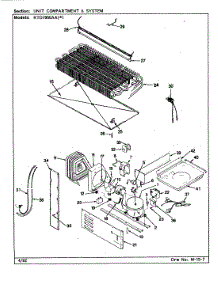 07 - Unit Compartment & System parts for Maytag Refrigerator RTD1900AAW / CH59B from AppliancePartsPros.com
