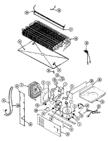 06 - Unit Compartment & System parts for Maytag Refrigerator RTD1900CAW from AppliancePartsPros.com