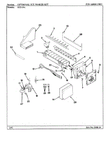 05 - Optional Ice Maker Kit parts for Maytag Refrigerator RTD19A / AH59E from AppliancePartsPros.com