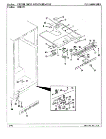 03 - Fresh Food Compartment parts for Maytag Refrigerator RTD19A / BH59B from AppliancePartsPros.com