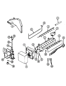 04 - Optional Ice Maker Kit (Rae3100aax) parts for Maytag Refrigerator RTD19E0CAL / DH64B from AppliancePartsPros.com