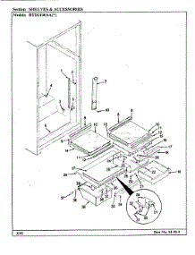 06 - Shelves & Accessories parts for Maytag Refrigerator RTD2100AAL / CH71B from AppliancePartsPros.com