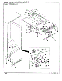 02 - Fresh Food Compartment parts for Maytag Refrigerator RTD2100AAL / CH71A from AppliancePartsPros.com