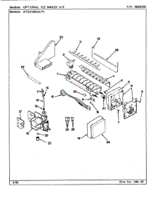 04 - Optional Ice Maker Kit parts for Maytag Refrigerator RTD2100AAW / CH71A from AppliancePartsPros.com