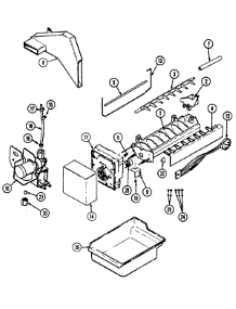 05 - Optional Ice Maker Kit (Ice-25) parts for Admiral Refrigerator RTD2100CGE / DF75A from AppliancePartsPros.com