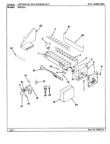 05 - Optional Ice Maker Kit parts for Maytag Refrigerator RTD21A / BH71C from AppliancePartsPros.com