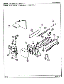 04 - Optional Ice Maker Kit (Rae3100aax) parts for Maytag Refrigerator RTD21E0CAL / DE89B from AppliancePartsPros.com