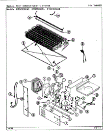 07 - Unit Compartment & System parts for Maytag Refrigerator RTD21E0CAL / DE89B from AppliancePartsPros.com