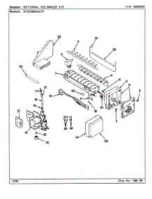 04 - Optional Ice Maker Kit (Rae3100aax) parts for Maytag Refrigerator RTD2300AAW / CH93B from AppliancePartsPros.com