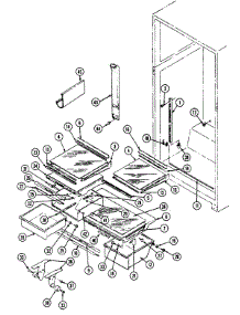 06 - Shelves & Accessories parts for Maytag Refrigerator RTD2300CAE / DH94A from AppliancePartsPros.com