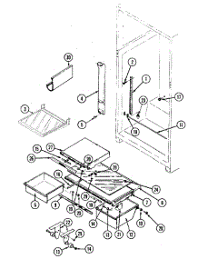 05 - Shelves & Accessories parts for Maytag Refrigerator RTD2300DAE from AppliancePartsPros.com