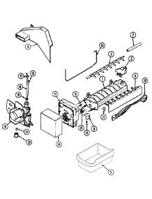 05 - Optional Ice Maker Kit parts for Admiral Refrigerator RTDA238AAM from AppliancePartsPros.com