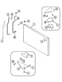 05 - Freezer Outer Door parts for Hoover Refrigerator RTM24010 from AppliancePartsPros.com
