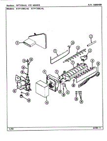 04 - Optional Ice Maker Kit (Rae3100aax) parts for Maytag Refrigerator RTP1700CAE / DH32A from AppliancePartsPros.com