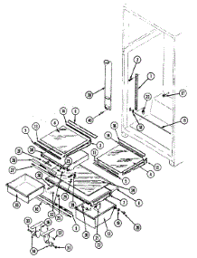 06 - Shelves & Accessories parts for Maytag Refrigerator RTP1700CAL from AppliancePartsPros.com