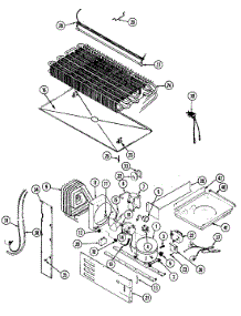 07 - Unit Compartment & System parts for Maytag Refrigerator RTP2100CAE / DH73A from AppliancePartsPros.com