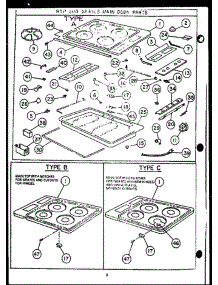 02 - Page 1 parts for Amana Cooktop RTP306 from AppliancePartsPros.com