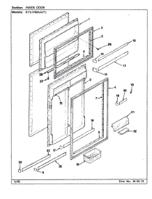 03 - Inner Door parts for Maytag Refrigerator RTS1700AAL / CH21B from AppliancePartsPros.com