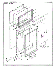 02 - Inner Door parts for Maytag Refrigerator RTS17A / BH21D from AppliancePartsPros.com