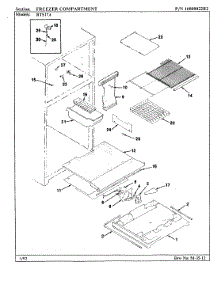 02 - Freezer Compartment parts for Maytag Refrigerator RTS17A / BH21A from AppliancePartsPros.com