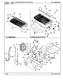 08 - Unit Compartment parts for Maytag Refrigerator RTS17A / BH21A from AppliancePartsPros.com