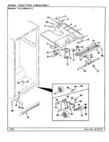 02 - Fresh Food Compartment parts for Maytag Refrigerator RTS1900AAL / CH51A from AppliancePartsPros.com