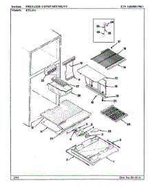 02 - Freezer Compartment parts for Maytag Refrigerator RTS19A / BH51B from AppliancePartsPros.com