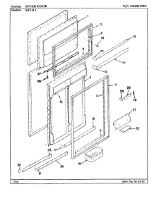 04 - Inner Door parts for Maytag Refrigerator RTS19A / BH51B from AppliancePartsPros.com