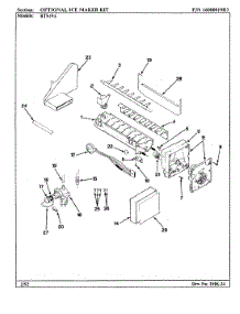 05 - Optional Ice Maker Kit parts for Maytag Refrigerator RTS19A / BH51B from AppliancePartsPros.com