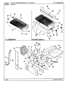 08 - Unit Compartment & System parts for Maytag Refrigerator RTS19A / BH51B from AppliancePartsPros.com