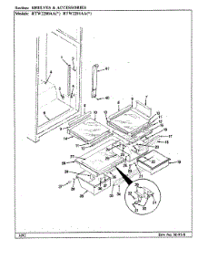 07 - Shelves & Accessories parts for Maytag Refrigerator RTW2200AAW / CH90B from AppliancePartsPros.com