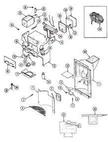04 - Ice & Water Dispenser parts for Maytag Refrigerator RTW2200CAE / DH89A from AppliancePartsPros.com